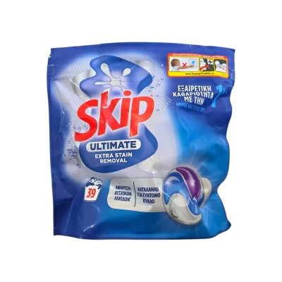 Капсули за пране Скип 39бр*3 Extra stain 