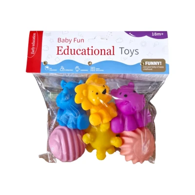 Г248 Бебешки Гумени Играчки 18м+