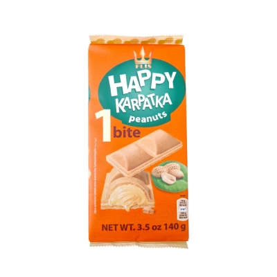 Вафла с фъстъчен пълнеж HAPPY Karpatka 140gr*12