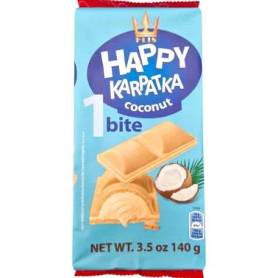 Вафла с кокосов пълнеж HAPPY Karpatka 140gr*12