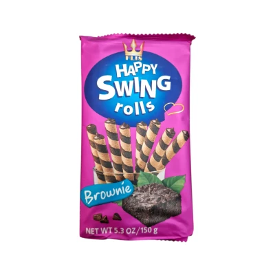 Вафлени пурички с брауни HAPPY SWING 150гр*16
