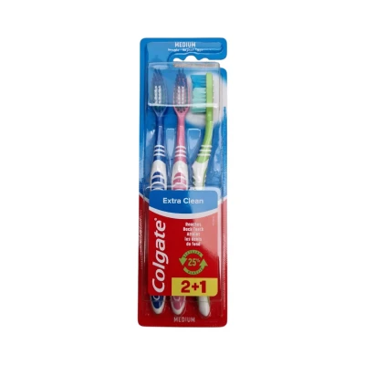 Четка за Зъби Колгейт 3бр*6 Extra Clean Medium