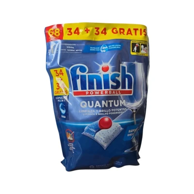 Таблетки за съдомиялна Финиш 68бр*5 All in one quantum