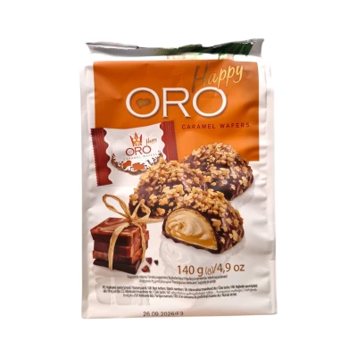 Вафла с карамел HAPPY ORO  140gr*10