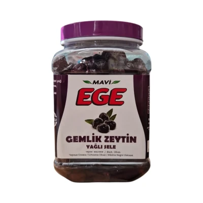 Маслини Гемлик в зехтин Mavi Ege 1кг*6 лилав