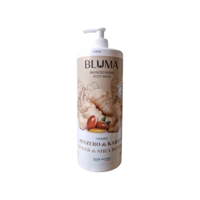 Душ гел Bluma 1л*12 Ginger Shea Butter