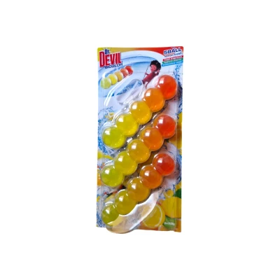 Топчета за тоалетна Dr.Devil 3х35гр*12бр Lemon
