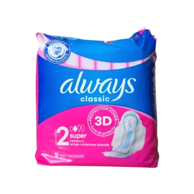 Дамски Превръзки Always 9бр*16 Classic super