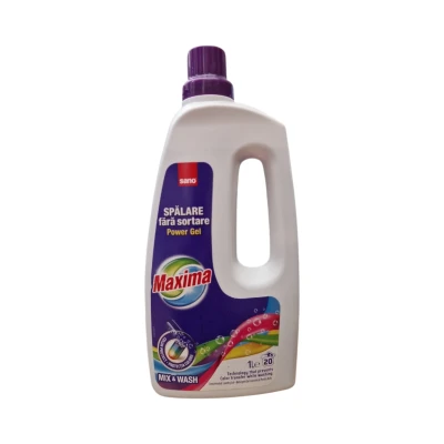 Максима Течен гел 1л.20дози*12 Mix&Wash