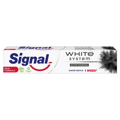 Паста за Зъби SIGNAl 75мл*24 White System Active Charcoal