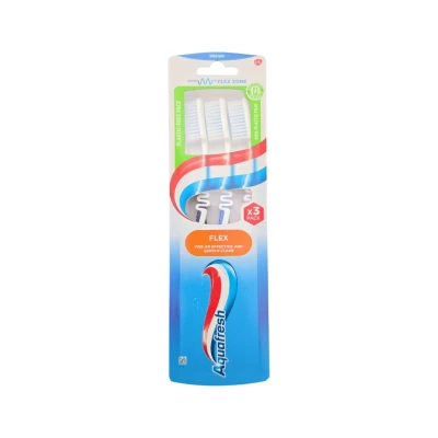 Четка за зъби Аквафреш 3-ка*12 Medium