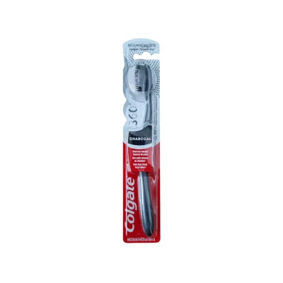 Четка за Зъби КОЛГЕЙТ 360 Charcoal Black Medium*12
