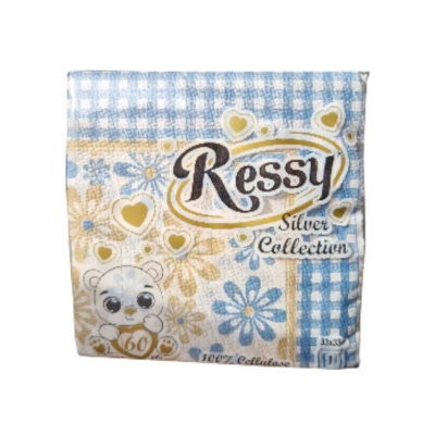 Салфетки RESSY 33х33*20бр Синьо